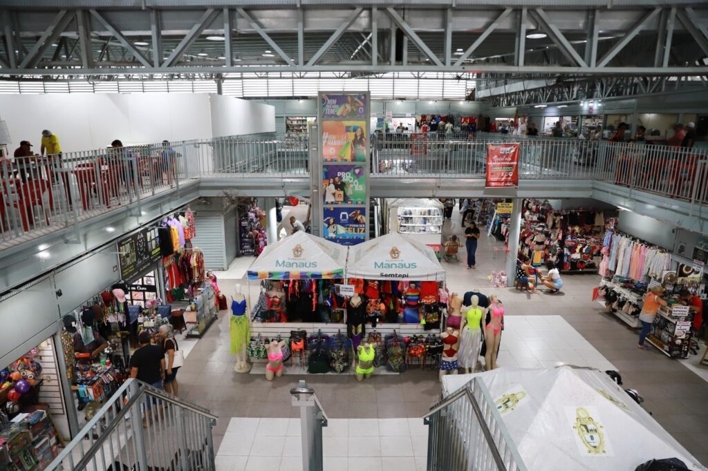 Reforma da nova praça de alimentação da galeria Espírito Santo em Manaus entra em fase final