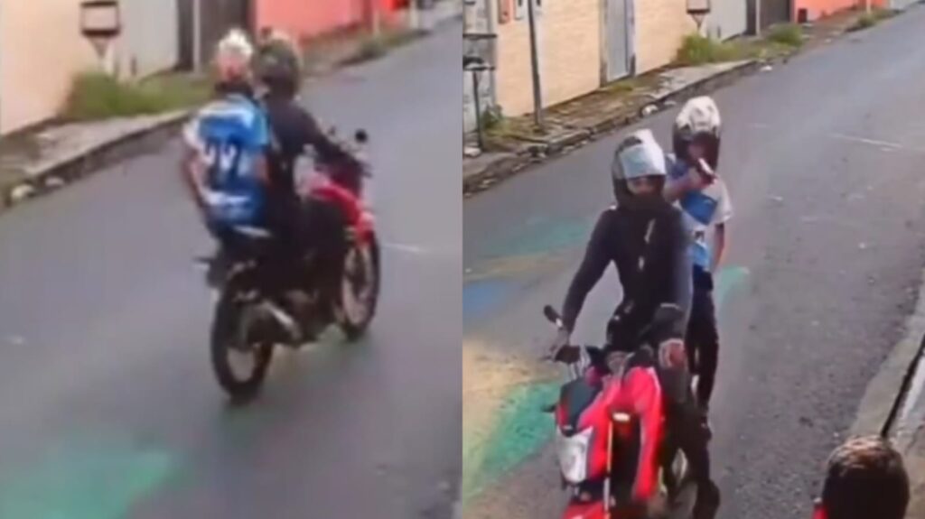 Dupla armada rouba jovem na Zona Centro-Oeste de Manaus; VÍDEO