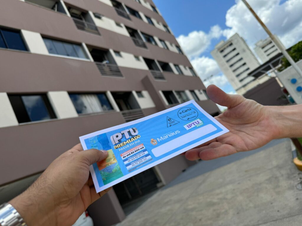 Pagamento do IPTU em Manaus deverá ser feito apenas pelo código de barras; entenda