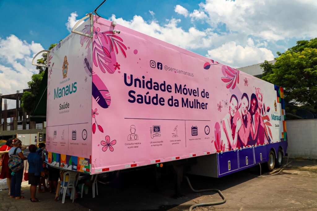 Confira os locais de atendimento das Unidades Móveis de Saúde da Mulher, em Manaus