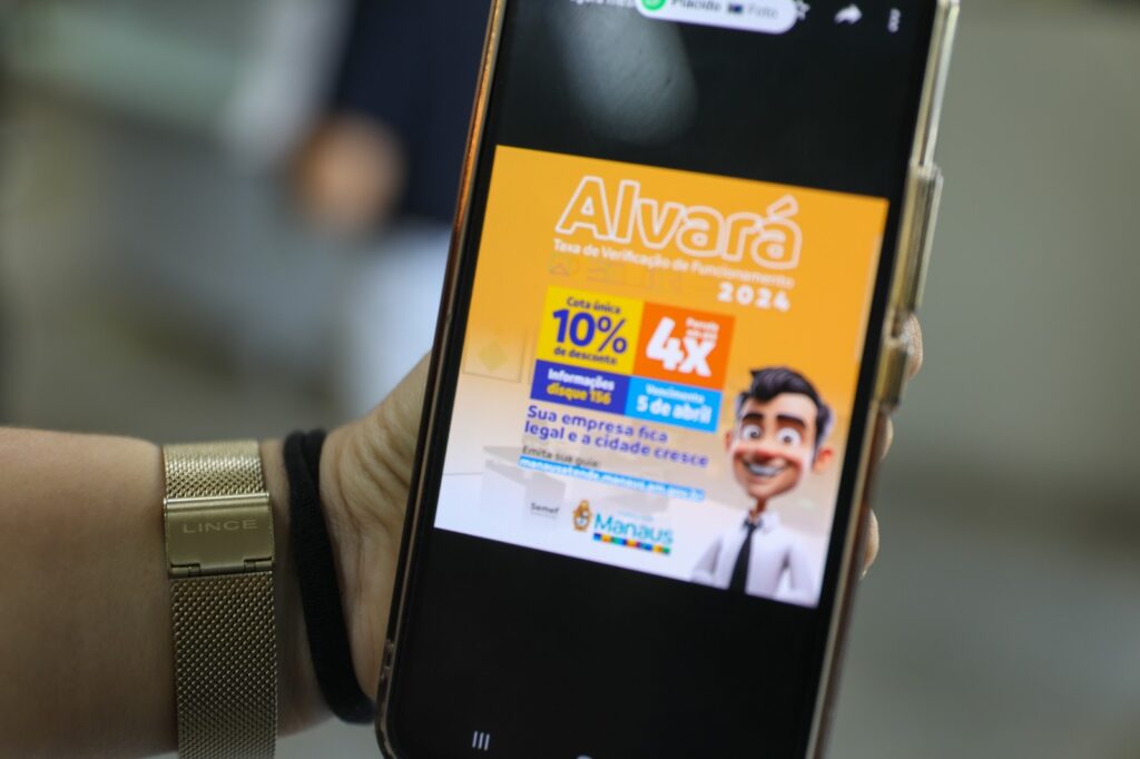 Taxa do Alvará de Manaus vence nesta sexta-feira sem incidência de juros e multa Taxa do Alvará de Manaus vence nesta sexta-feira sem incidência de juros e multa