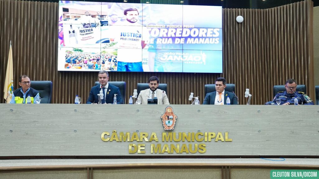 Câmara Municipal de Manaus debate segurança para corredores de rua em audiência pública