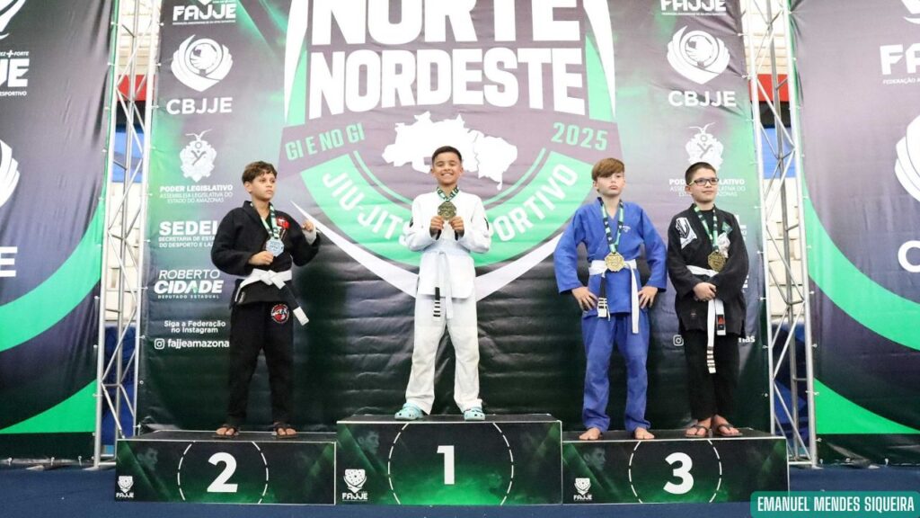 Com três vitórias, Mateus Gondim Pessoa conquista Norte Nordeste de Jiu-Jítsu Esportivo 2025