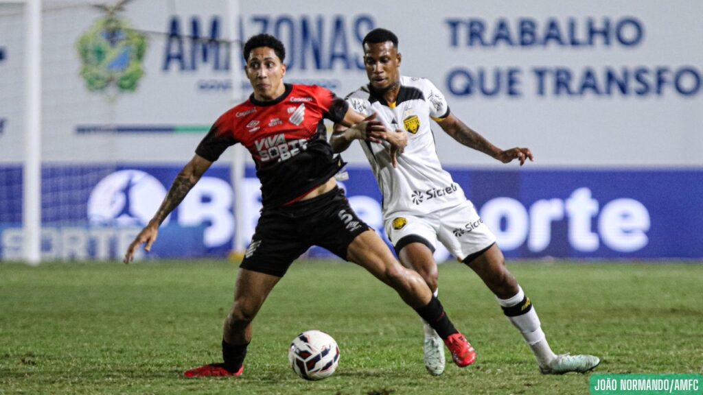 Amazonas perde para o Athletico-PR em casa e segue na zona de rebaixamento da Série B