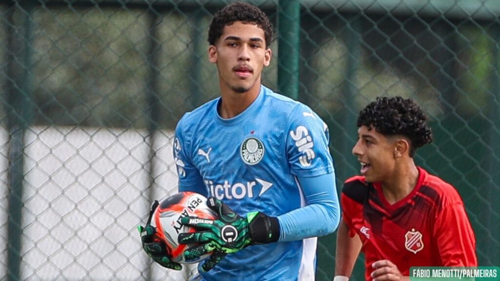 Goleiro amazonense Audo, do Palmeiras, é convocado para a Seleção Brasileira Sub-15
