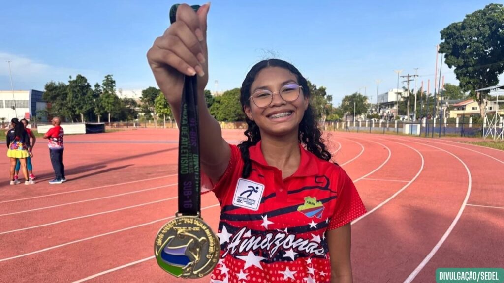 Atleta amazonense conquista dois ouros no Troféu Norte-Nordeste de Atletismo Sub-16 Atleta amazonense conquista dois ouros no Troféu Norte-Nordeste de Atletismo Sub-16