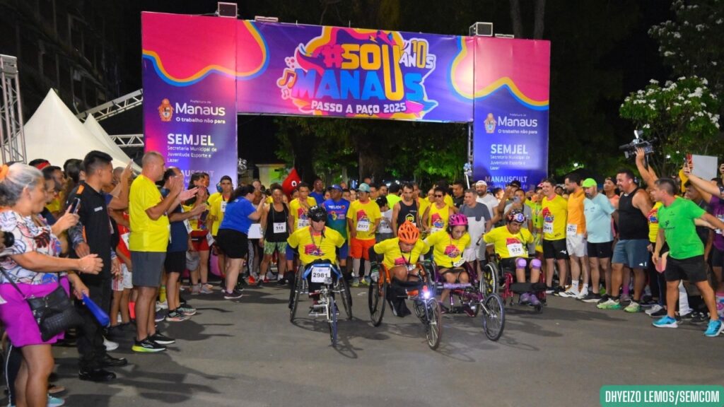 Prefeito David Almeida destaca sucesso da 1ª corrida “#SouManaus” no centro histórico e celebra participação de mais de 6 mil pessoas
