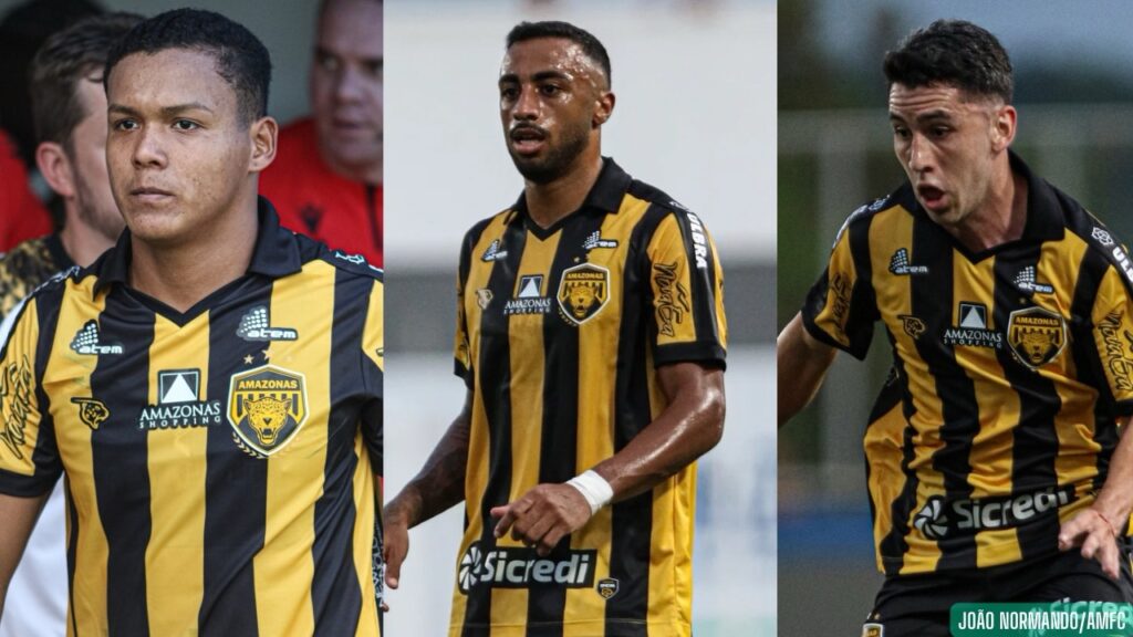 Amazonas FC perde Rafael Monteiro, Akapo e Joaquin Torres por suspensão para duelo contra o Criciúma Amazonas FC perde Rafael Monteiro, Akapo e Joaquin Torres por suspensão para duelo contra o Criciúma