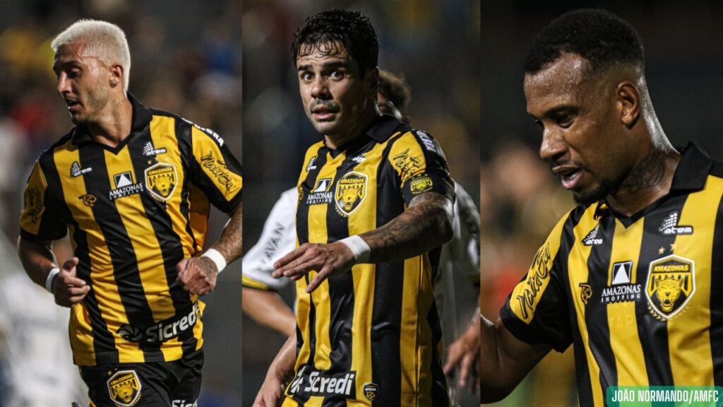 Suspensos, Kevin Ramírez, Henrique Almeida e Gabriel Domingos desfalcam o Amazonas diante do Vila Nova Suspensos, Kevin Ramírez, Henrique Almeida e Gabriel Domingos desfalcam o Amazonas diante do Vila Nova