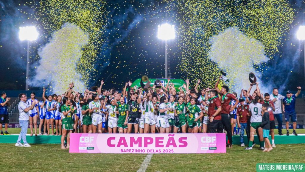 Barezinho Delas: Amazônia leva o título do Sub-15 e São Raimundo conquista o Sub-17 Barezinho Delas: Amazônia leva o título do Sub-15 e São Raimundo conquista o Sub-17