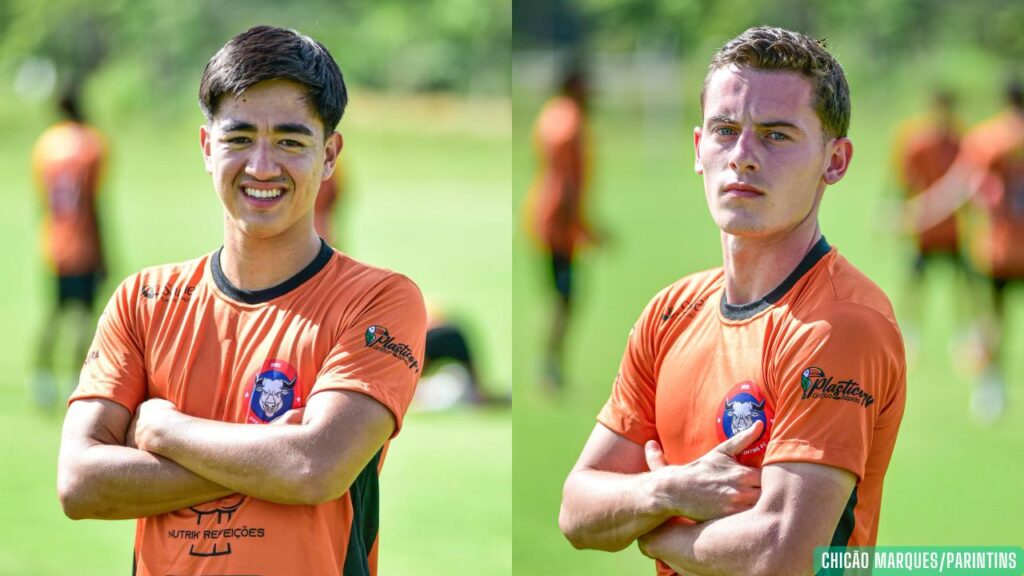 RPE Parintins meia Kenzo Morikawa e atacante Cadu Martins, ex-Guarani-SC RPE Parintins meia Kenzo Morikawa e atacante Cadu Martins, ex-Guarani-SC