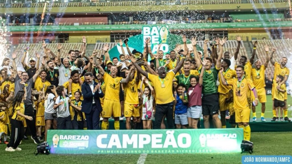 Amazonas vence o Nacional nos pênaltis e conquista o 1º turno do Barezão 2026 Amazonas vence o Nacional nos pênaltis e conquista o 1º turno do Barezão 2026