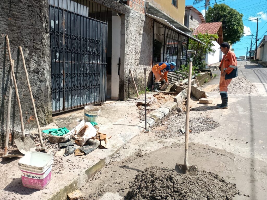 Prefeitura de Manaus reforça infraestrutura no bairro Lírio do Vale