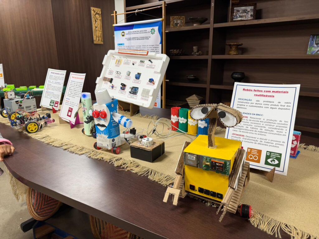 Estudantes visitam exposição de sustentabilidade e tecnologia Estudantes visitam exposição de sustentabilidade e tecnologia