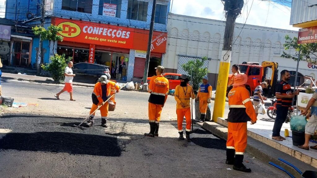 Prefeitura de Manaus intensifica recuperação viária e leva mais segurança e mobilidade à zona Leste Prefeitura de Manaus intensifica recuperação viária e leva mais segurança e mobilidade à zona Leste