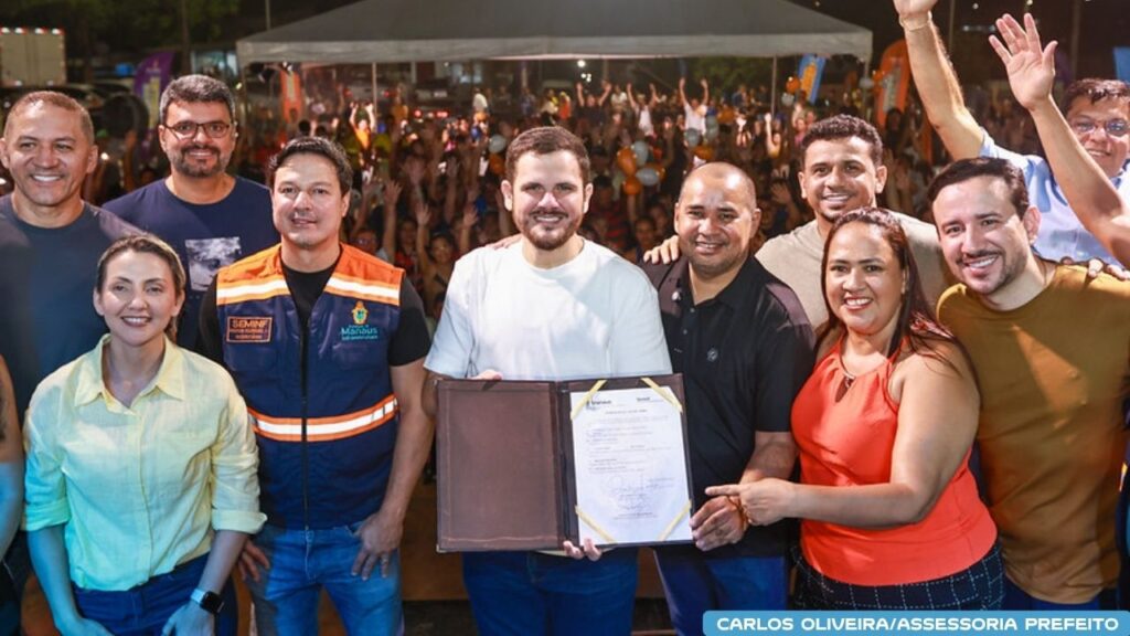 Prefeito Renato Junior assina ordem de serviço para revitalização do Campo da Torre, na zona Norte Prefeito Renato Junior assina ordem de serviço para revitalização do Campo da Torre, na zona Norte