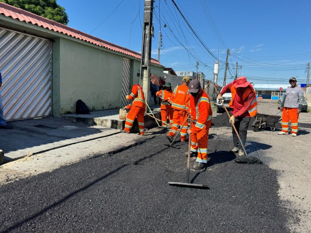 PMM avança com operação ‘Tapa-Buracos’ na zona Centro-Oeste