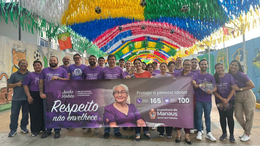 Prefeitura de Manaus realiza blitz educativa para reforçar combate à violência contra a pessoa idosa no bairro Compensa