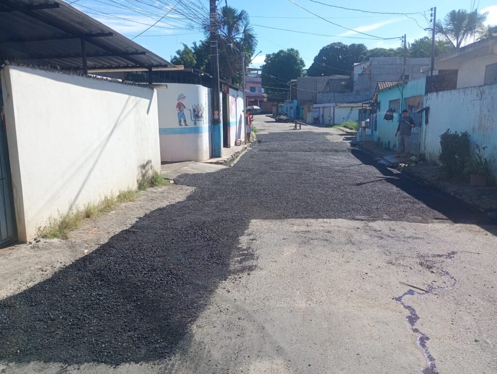 Recuperação asfáltica no Nova Cidade Serviço