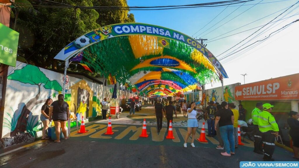 ‘Rua da Copa’ do bairro Compensa transmite estreia da Seleção Brasileira neste sábado com atrações para toda família ‘Rua da Copa’ do bairro Compensa transmite estreia da Seleção Brasileira neste sábado com atrações para toda família