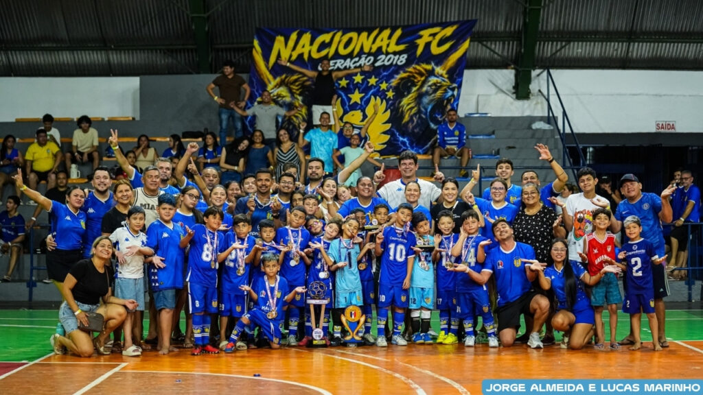 Nacional é campeão geral do Amazonense de Futsal Sub-8 Nacional é campeão geral do Amazonense de Futsal Sub-8