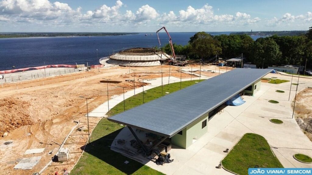 Parque Encontro das Águas Rosa Almeida avança com novas frentes de obra e reforça ritmo de construção da Prefeitura de Manaus