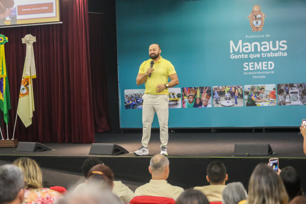 Ação de saúde mental para servidores da rede municipal de ensino Setembro Amarelo