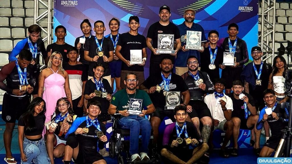 White House conquista dois títulos por equipes no Manaus Open de Jiu-Jítsu 2026