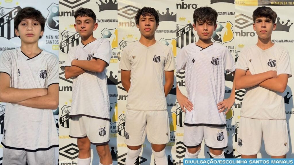 Cinco atletas de Manaus são aprovados para avaliações nas categorias de base do Santos Cinco atletas de Manaus são aprovados para avaliações nas categorias de base do Santos