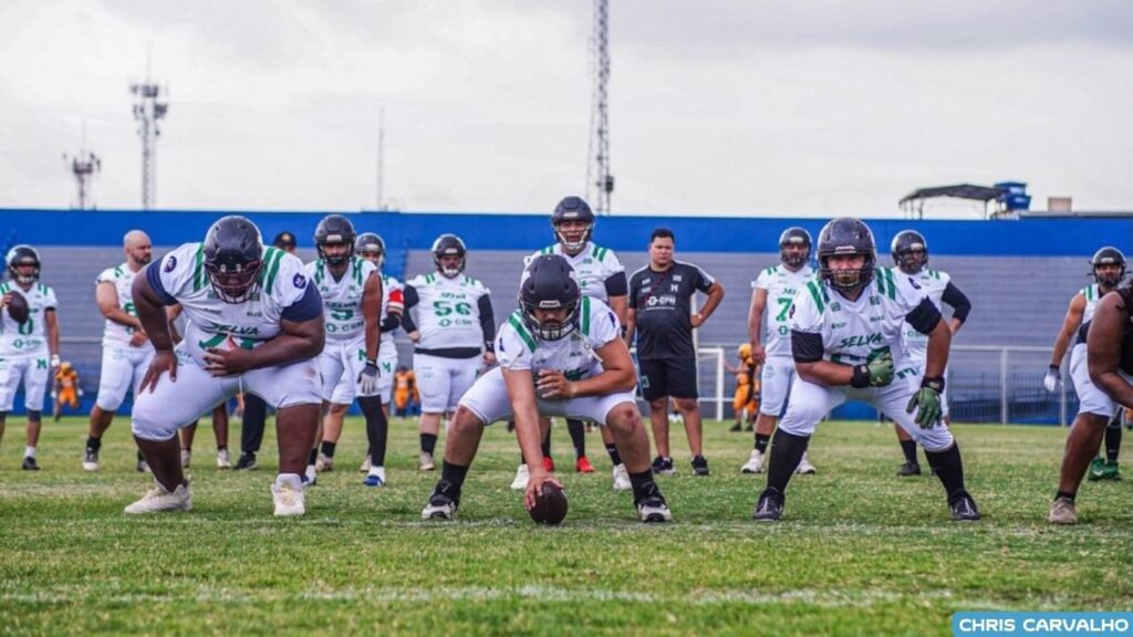 Futebol americano: Manaus FA mira título da Conferência Centro-Norte na Superliga D1 Futebol americano: Manaus FA mira título da Conferência Centro-Norte na Superliga D1