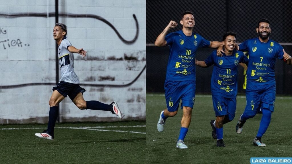 Marianos e Sarmento vencem e seguem 100% na liderança na Liga Esporte Manaus de Fut 7 2026 Marianos e Sarmento vencem e seguem 100% na liderança na Liga Esporte Manaus de Fut 7 2026