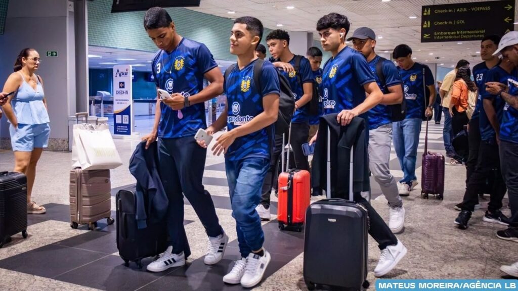 Nacional embarca para jogo decisivo pela Copa do Brasil Sub-20, em Roraima Nacional embarca para jogo decisivo pela Copa do Brasil Sub-20, em Roraima