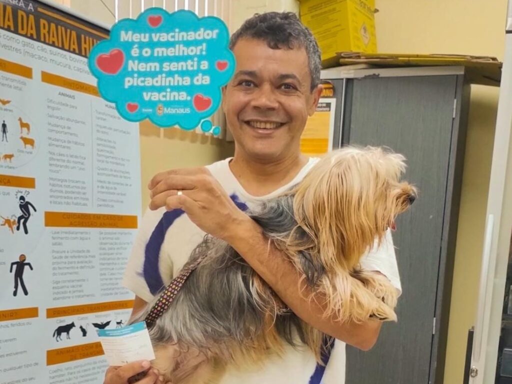 Prefeitura reforça vacinação antirrábica gratuita em 27 pontos fixos distribuídos em todas as zonas de Manaus Prefeitura reforça vacinação antirrábica gratuita em 27 pontos fixos distribuídos em todas as zonas de Manaus